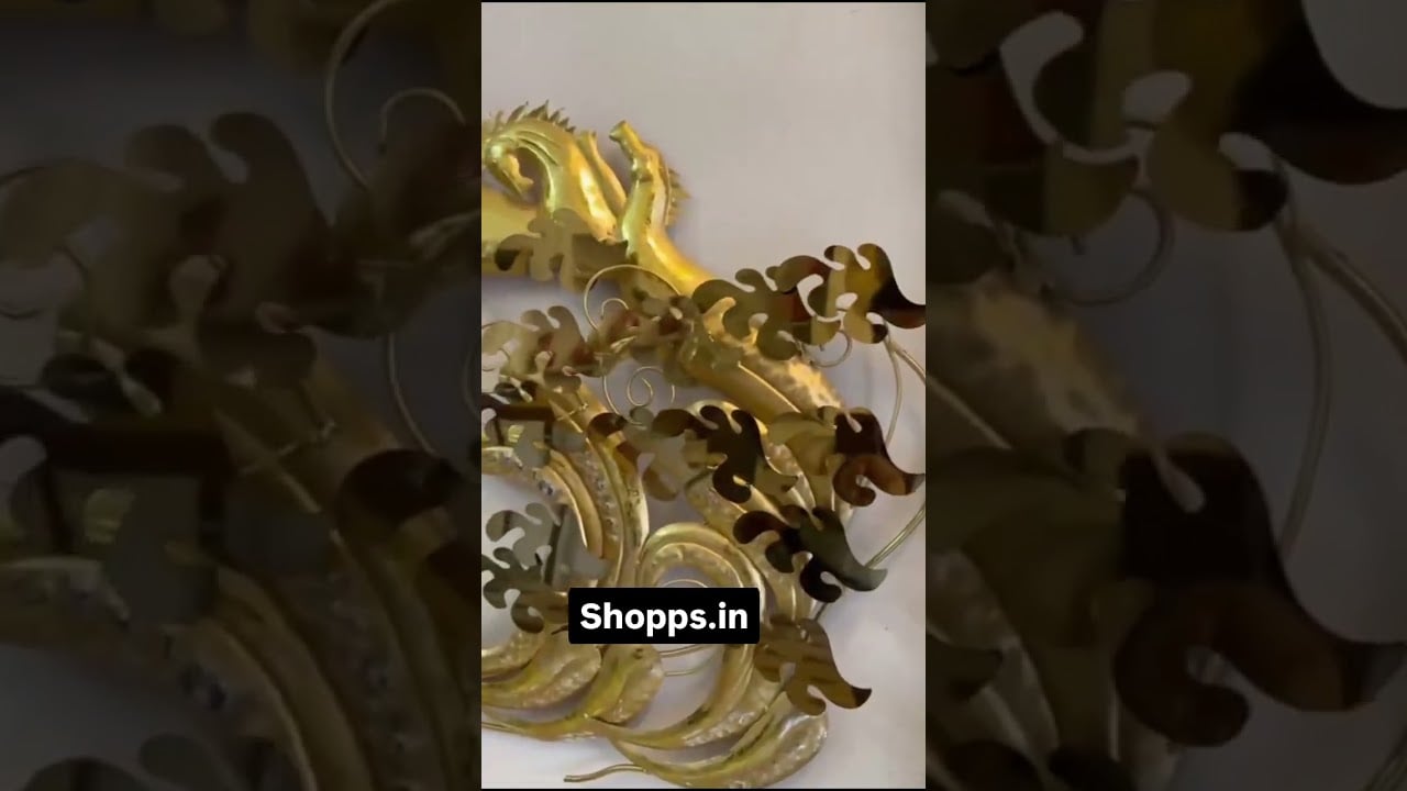 Premium luxury golden wall decor all india home delivery #india #homedecor #interiordesign #walldeco
