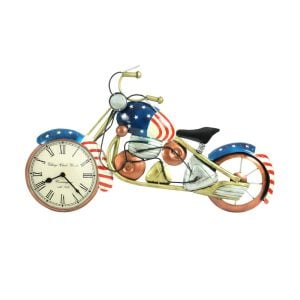 Bike clock wall decor Metal
