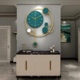 Metal wall clock 3