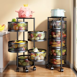 Rotating Kitchen Rack-3 tier