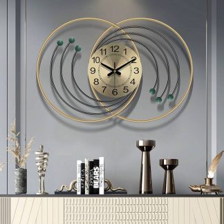 Metal wall clock Modern round