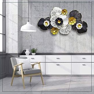 Black and white Roses wall decor