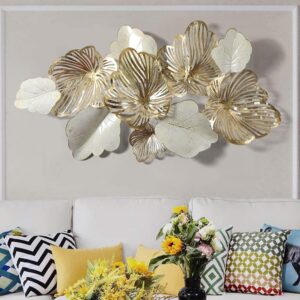 Leaf metal decor