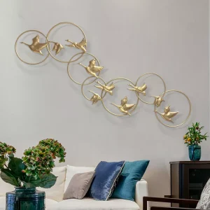 wrought Iron Birds flying