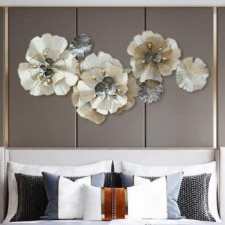 Beautiful Wall Hanging White Flowers