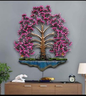 Purple Tree wall decor