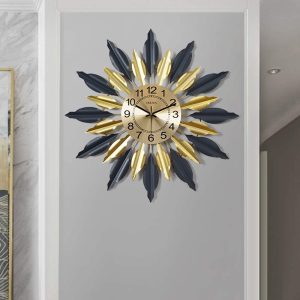 metal decor wall clock
