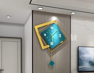Metal home decor clocks