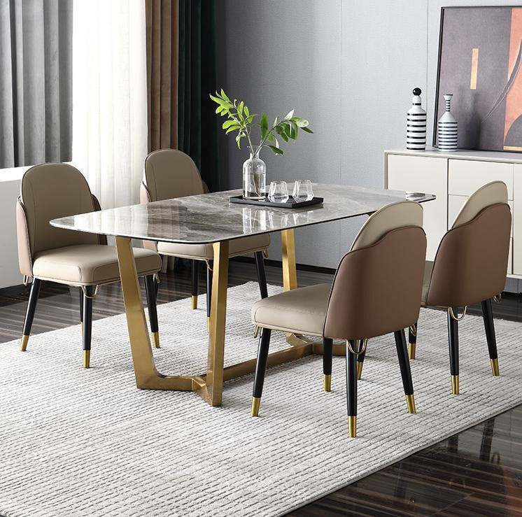 Marble top Dining table 3 shopps.in dining table