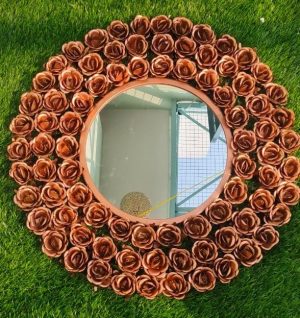 Rose design Metal Mirror Rose design Metal Mirror