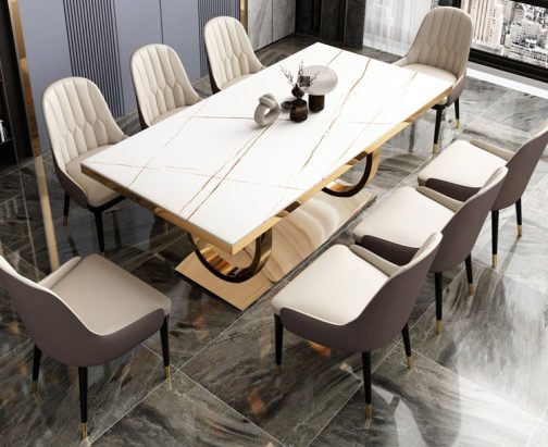 SS Dining Table 6 seater - Shopps.In