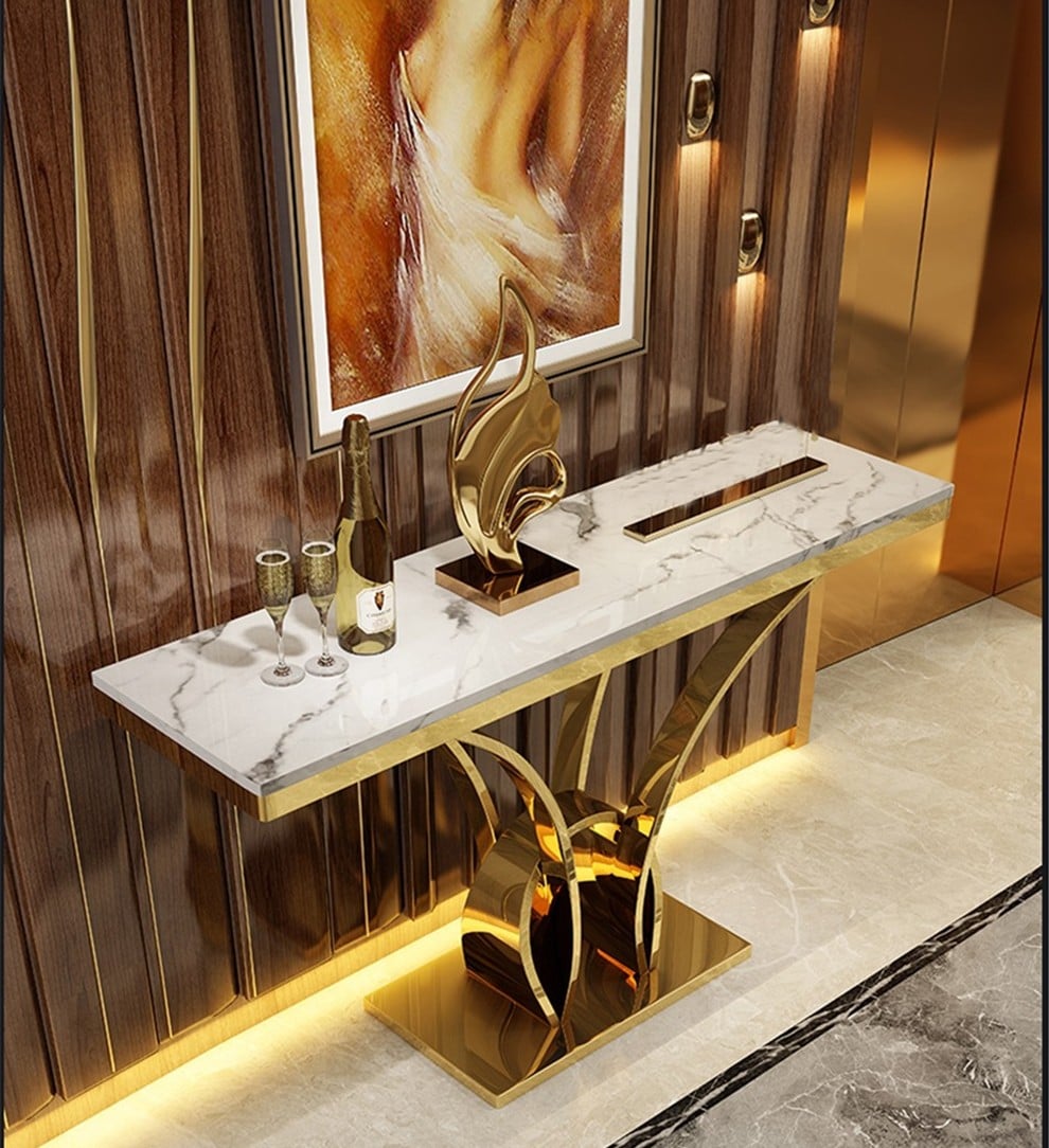 Top 7 console table designs 7 marble top ss console tables