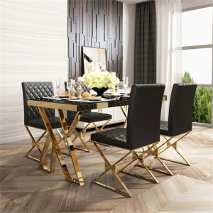 Ace dining table 4 chair set