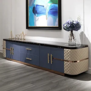 Tv console marble