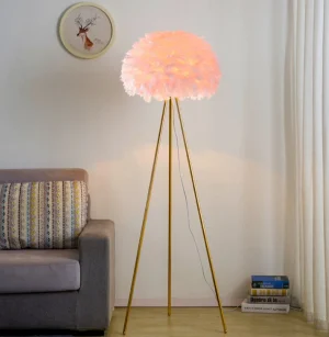 feather lamp