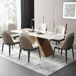 Calcutta Dining table set