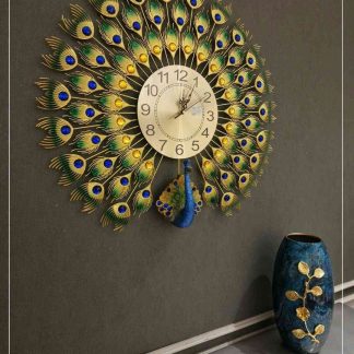 Imported Peacock clock