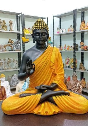Buddha statue yellow