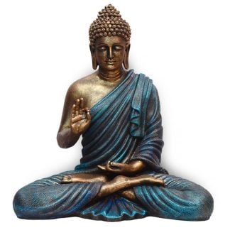 golden blue Buddha