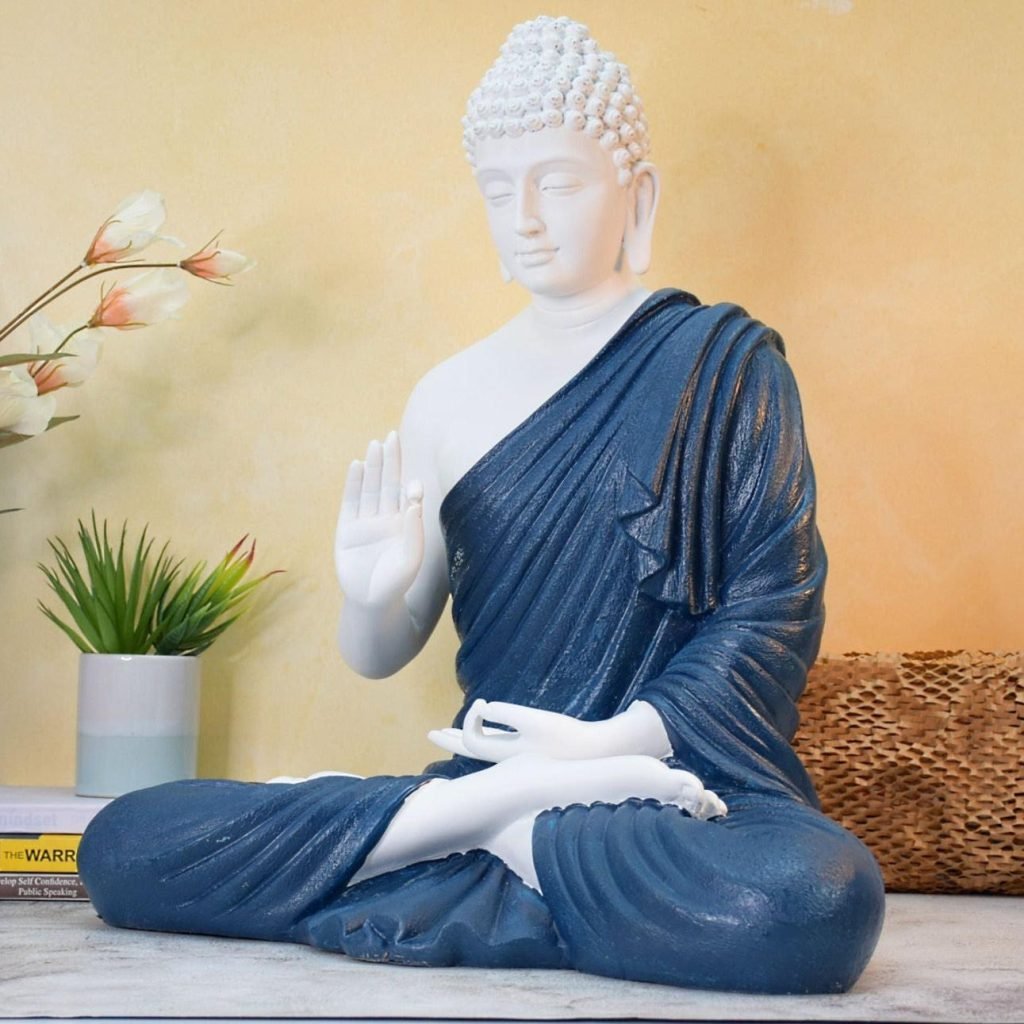 Buddha statue Blue