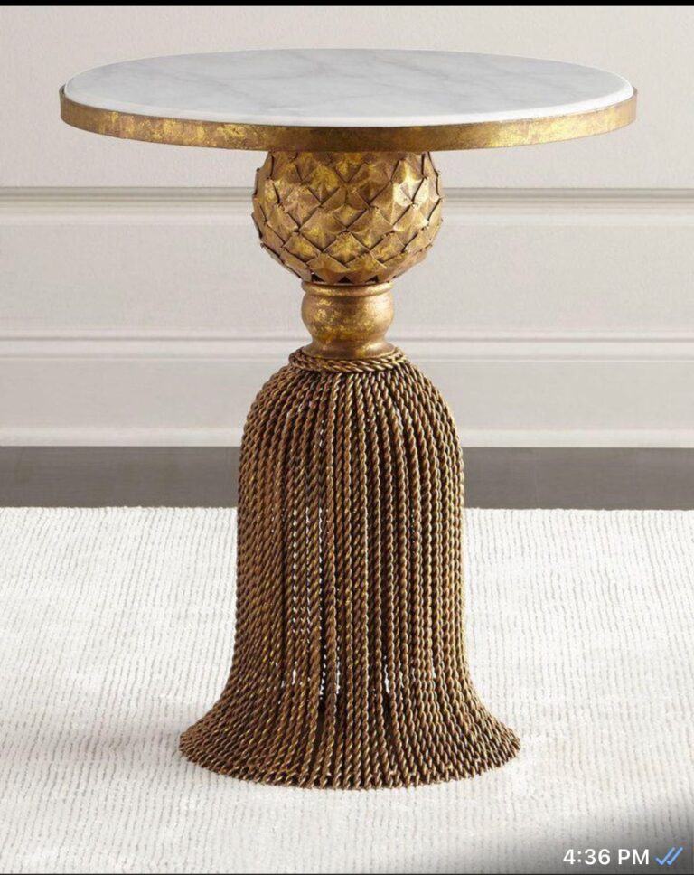 Best side table India ss marble top