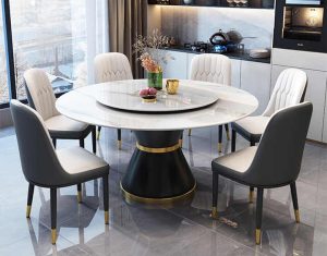 full set roundish Dining table