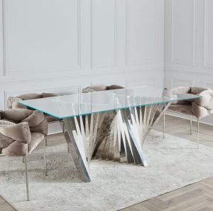 glass dining table India