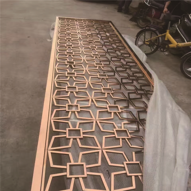 Golden Stainless Steel Partitions in India 8 pvd partitions