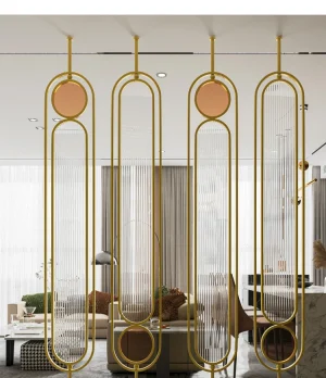 Fluted Glass Partitions