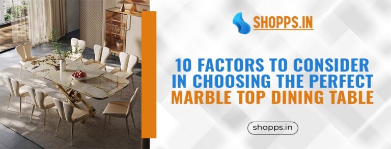 Marble Top Dining Table