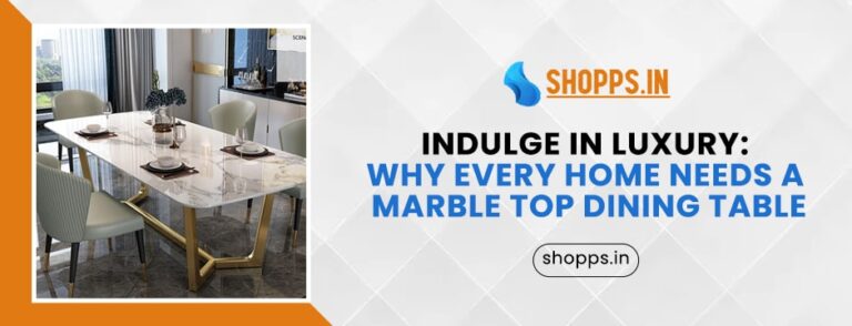 Indulge in Luxury Marble Top Dining Table