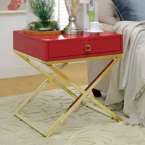 side table with storage