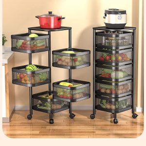 Square Kitchen Trolley