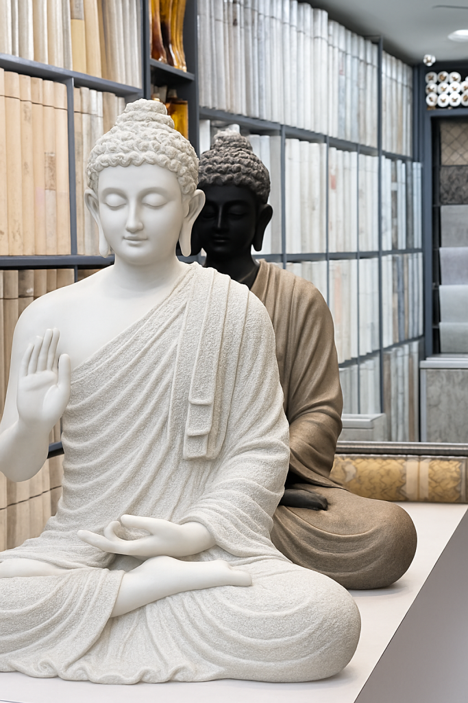 four foot Buddha statue