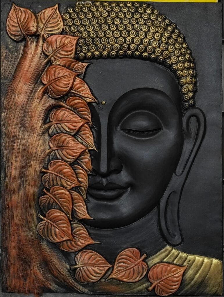 Buddha wall mural