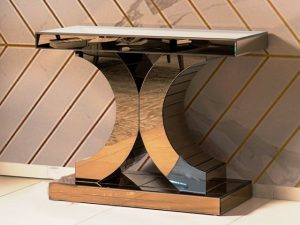 Glass Console entryway display