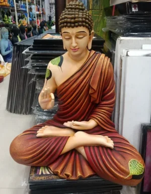 Buddha leaf statue