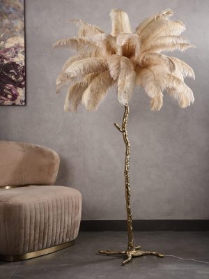 Big feather lamp
