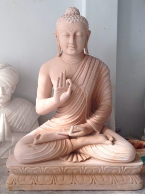 Sandstone Buddha 3 feet