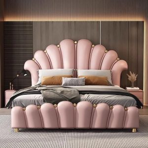 Platform bed headboard