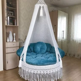cod swing jhula bed macrame hammock