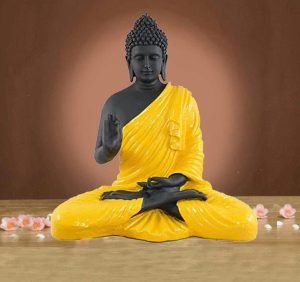 Yellow Black Buddha