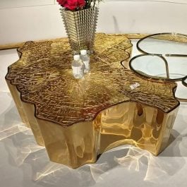 Metal tree table