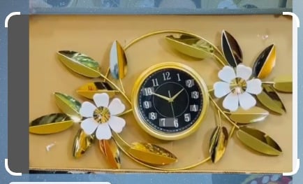 A golden clock 1 A golden clock