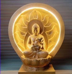 Sun Double Bowl Buddha Fountain