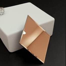 Glass tiles diamond rosegold