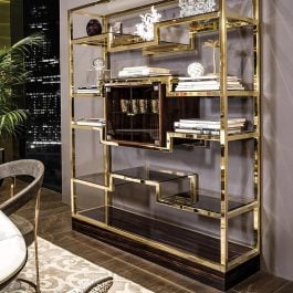 custom golden shelf