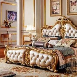 Royal wooden bed