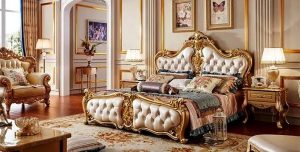 Royal wooden bed
