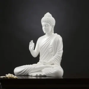 3 feet white buddha booking